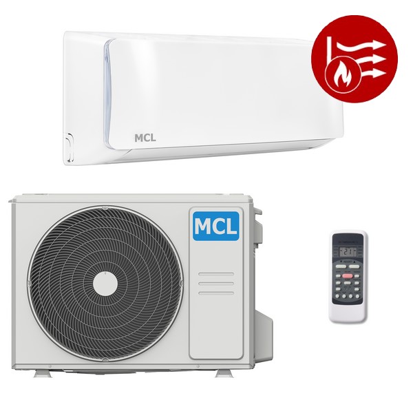 MCL 12000 BTU 3.5 KW – Nieuw Model Met Luxe Binnenunit