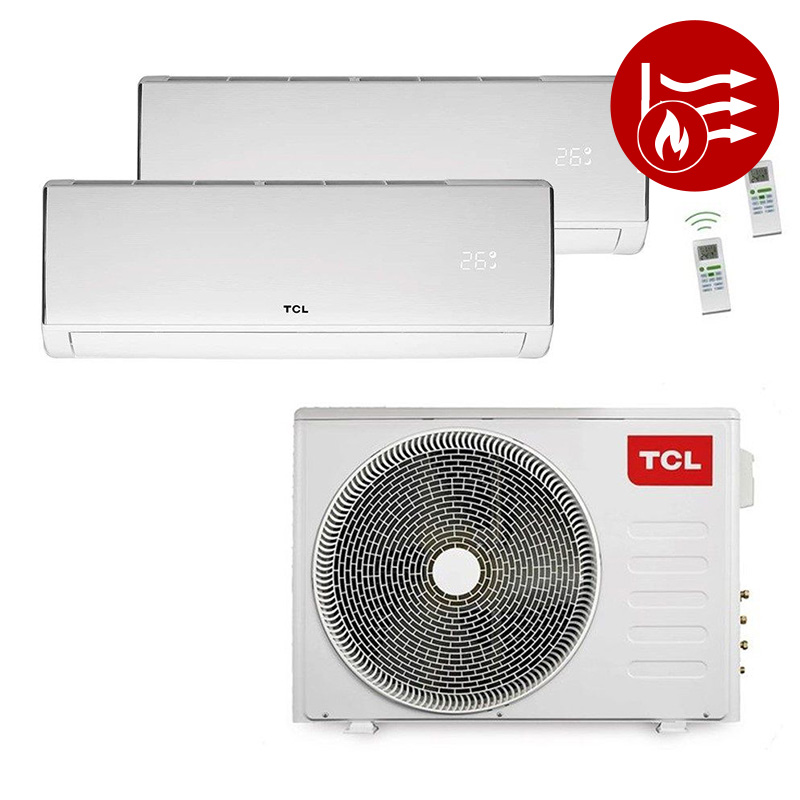 TCL Duo-Split Wand Airco 9000+12000